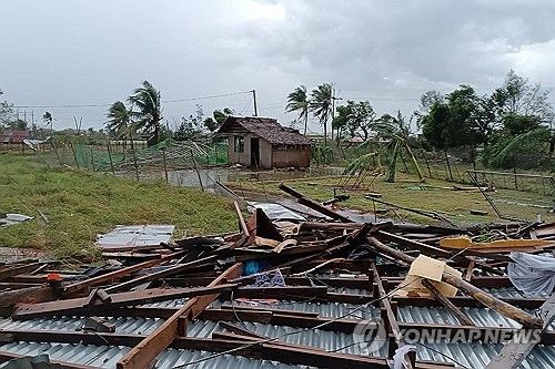 슈퍼태풍 만이, 필리핀 강타