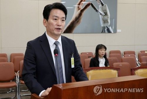 발언하는 박장범 한국방송공사 사장 후보자