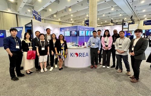 남아공 케이프타운서 열린 '2024 아프리카 기술 전시회' 한국관 모습