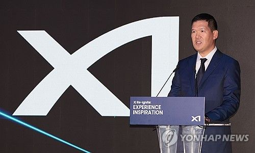 인사말하는 허윤홍 GS건설 대표이사