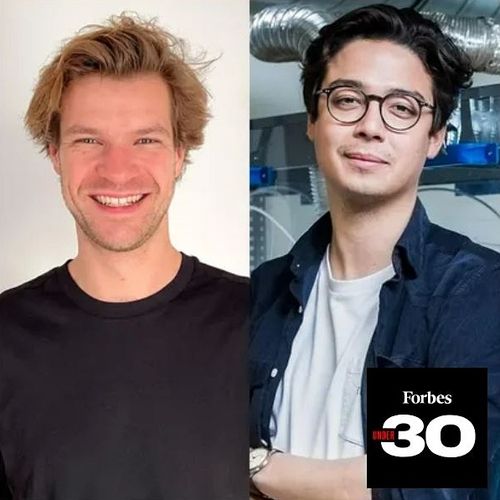 의료기기 스타트업 '스펜티즈' 대표 루이-필립 브로즈 씨(오른쪽)와 공동 설립자