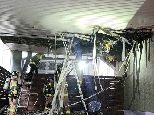 서울 강남구 삼성동 업무시설 화재 현장
