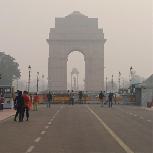 19일 오전 뉴델리 인디아 게이트 