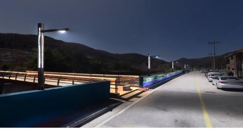 태백 상장동 벽화마을 야간경관등 조성