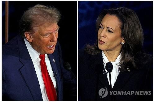 트럼프 전 대통령과 해리스 부통령