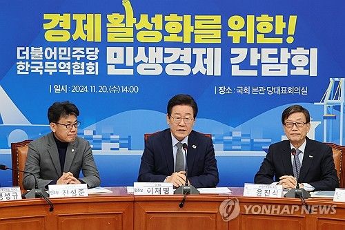 발언하는 이재명 대표