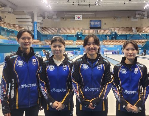 여자 주니어 국가대표로 선발된 전북도청 컬링팀