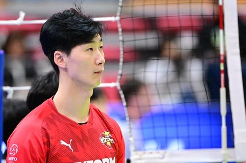 한국전력 선수 시절의 박철우 KBS N 해설위원