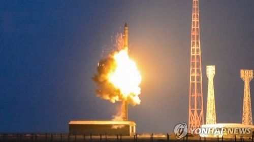 우크라 공군 "러, 오늘 아침 공격 당시 ICBM 발사"