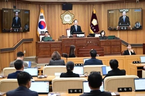 20일 목포시의회 장례회