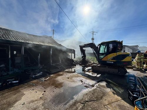 화재가 난 고창의 한 단독주택