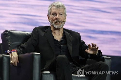 마이클 세일러 마이크로스트래티지 회장 [AFP 연합뉴스 자료사진]