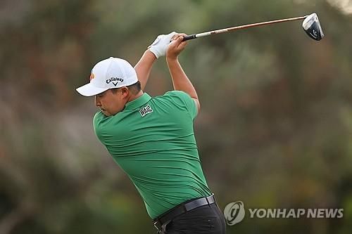 이경훈의 드라이버 샷.