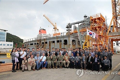 미 해군 함정, 국내최초 한화오션에서 창정비