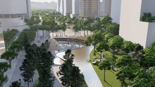 세운재정비촉진지구 도심공원 투시도