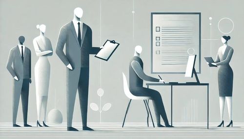 사용종속관계 일러스트