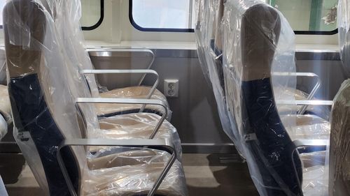 서울시 '한강버스' 내부 좌석