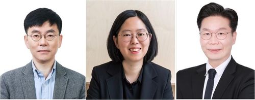 (왼쪽부터)김창영 서울대 교수, 백민경 서울대 교수, 조일주 고려대 교수
