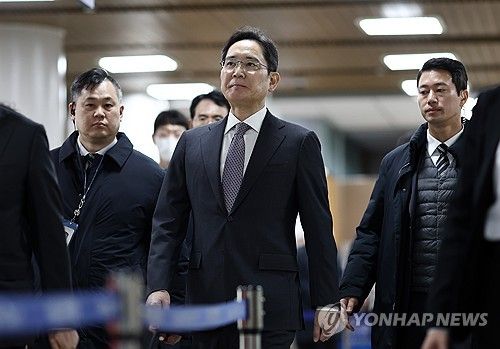 이재용, 결심 공판 출석