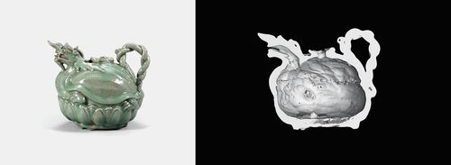 청자 구룡형 주전자