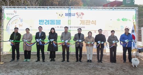 당진 반려동물 놀이터 개장