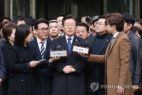 위증교사 무죄 입장 밝히는 이재명 대표
