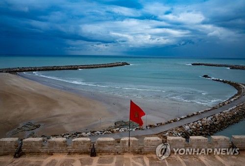 모로코 라바트의 우다야 카스바