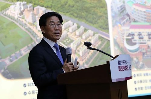 충청U대회 준비상황 설명하는 이창섭 부위원장