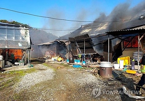 정읍 주택서 화재