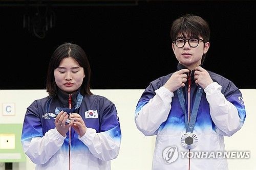 금지현-박하준 '뿌듯한 은메달'