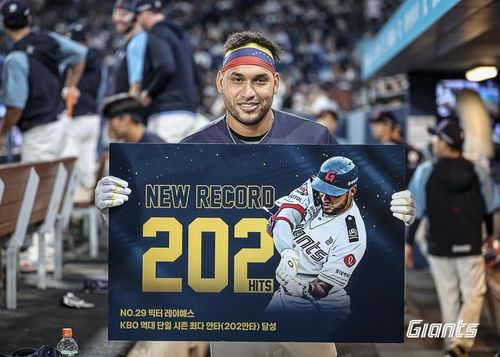 레이예스, 롯데와 재계약