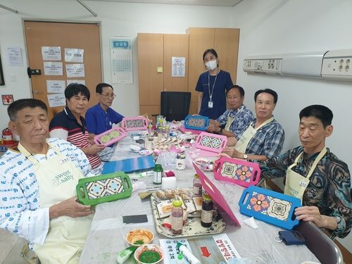 목공 제품 만든 진폐환자들