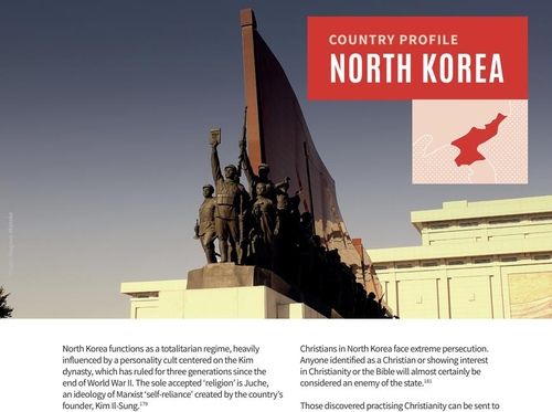 교황청 산하 고통받은 교회 돕기(ACN)이 발간한 '박해받고 잊혀졌는가?' 북한편 일