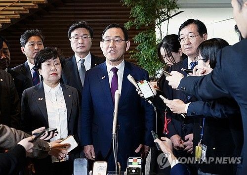 이시바 일본 총리와 면담한 주호영 한일의원연맹 회장