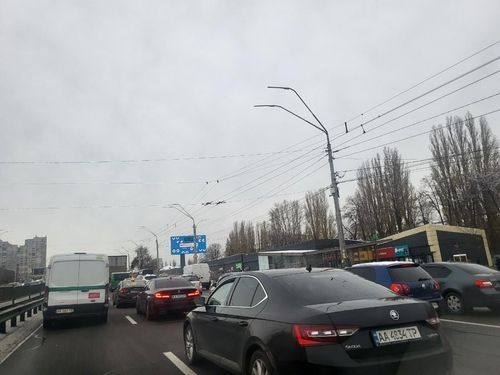 키이우 시내 도로