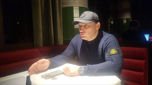 인터뷰하는 페드로 볼로셴코씨