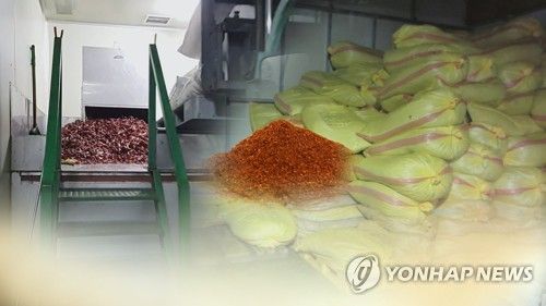 중국산 고춧가루 국산으로 둔갑