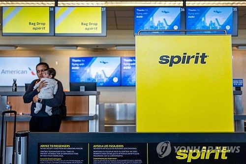 스피릿항공 체크인 카운터
