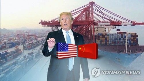 트럼프, 미중 무역전쟁 2라운드 예고(CG)