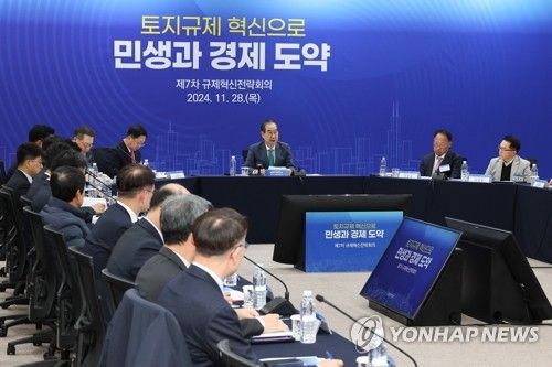 한덕수 국무총리, 규제혁신전략회의 참석