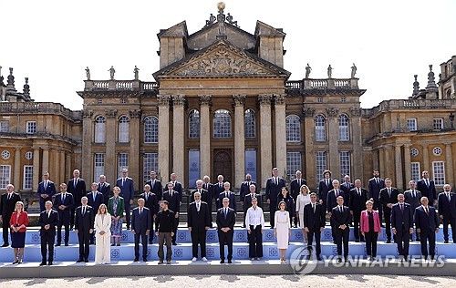 10월 영국에서 열린 유럽정치공동체(EPC) 회의에 참석한 유럽 정상들