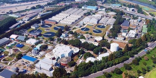 구리시 하수처리시설 전경