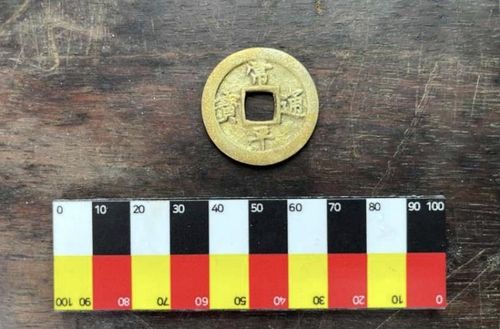 선유도 해역에서 발굴한 상평통보