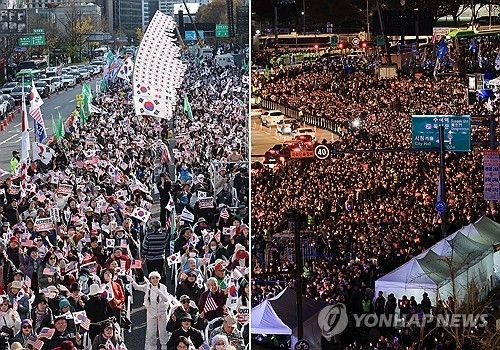 주말마다 계속된 보수·진보 단체 대규모 장외집회