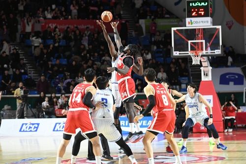 한국가스공사와 SK 선수들