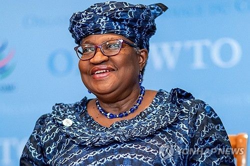 응고지 오콘조이웨알라 세계무역기구(WTO) 사무총장