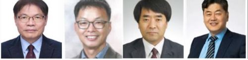 최병길(사진 왼쪽부터) 교수, 임경환 교수, 강현철 교수, 이인재 교수