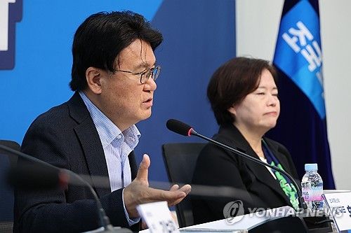 조국혁신당 황운하 원내대표 기자간담회