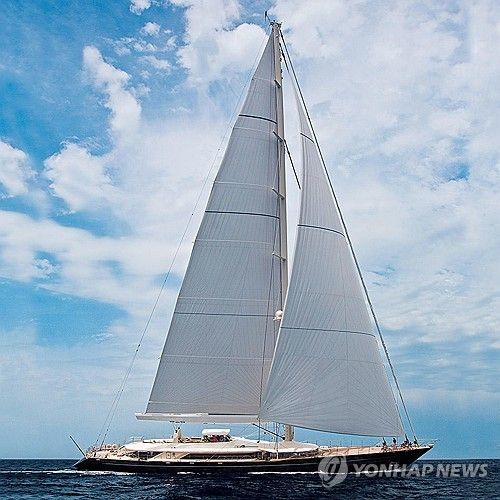 사고 전 베이지언호 모습