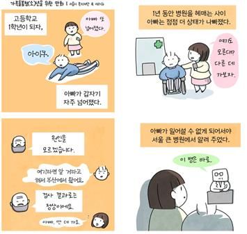 가족돌봄청년을 위한 인스타툰 1편